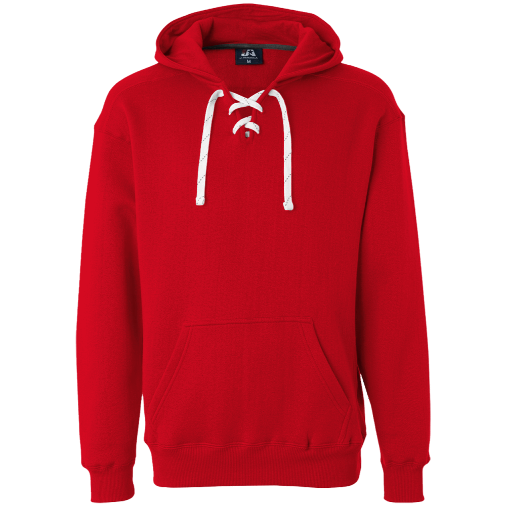 heavy weight hockey lace hoodie