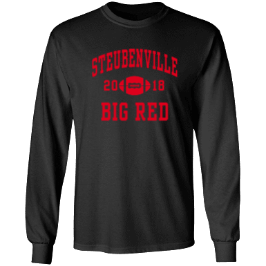 steubenville red big spiritshop tshirt ls ultra cotton