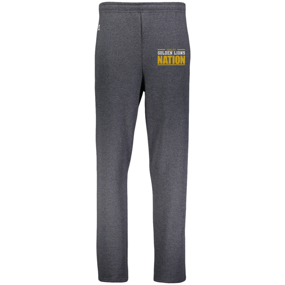 596HBM Dri-Power Open Bottom Pocket Sweatpants - Russell Athletic