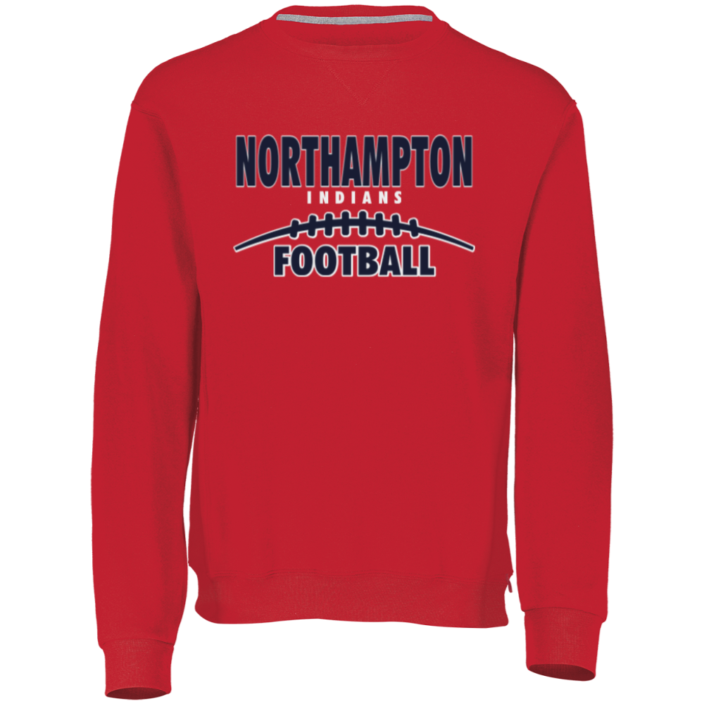 Northampton Indians Football Russell Athletic Cotton Crewneck Sweatshirt -  Navy